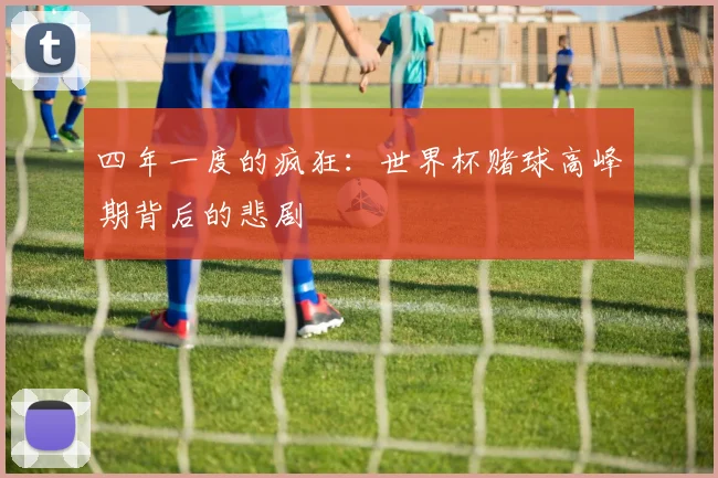 四年一度的疯狂：世界杯赌球高峰期背后的悲剧
